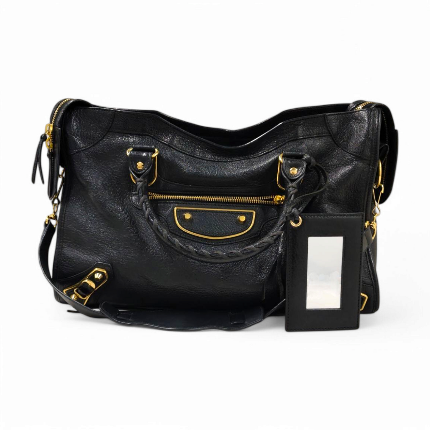 BALENCIAGA 2WAY Bag Black 390154 1000 Rank B