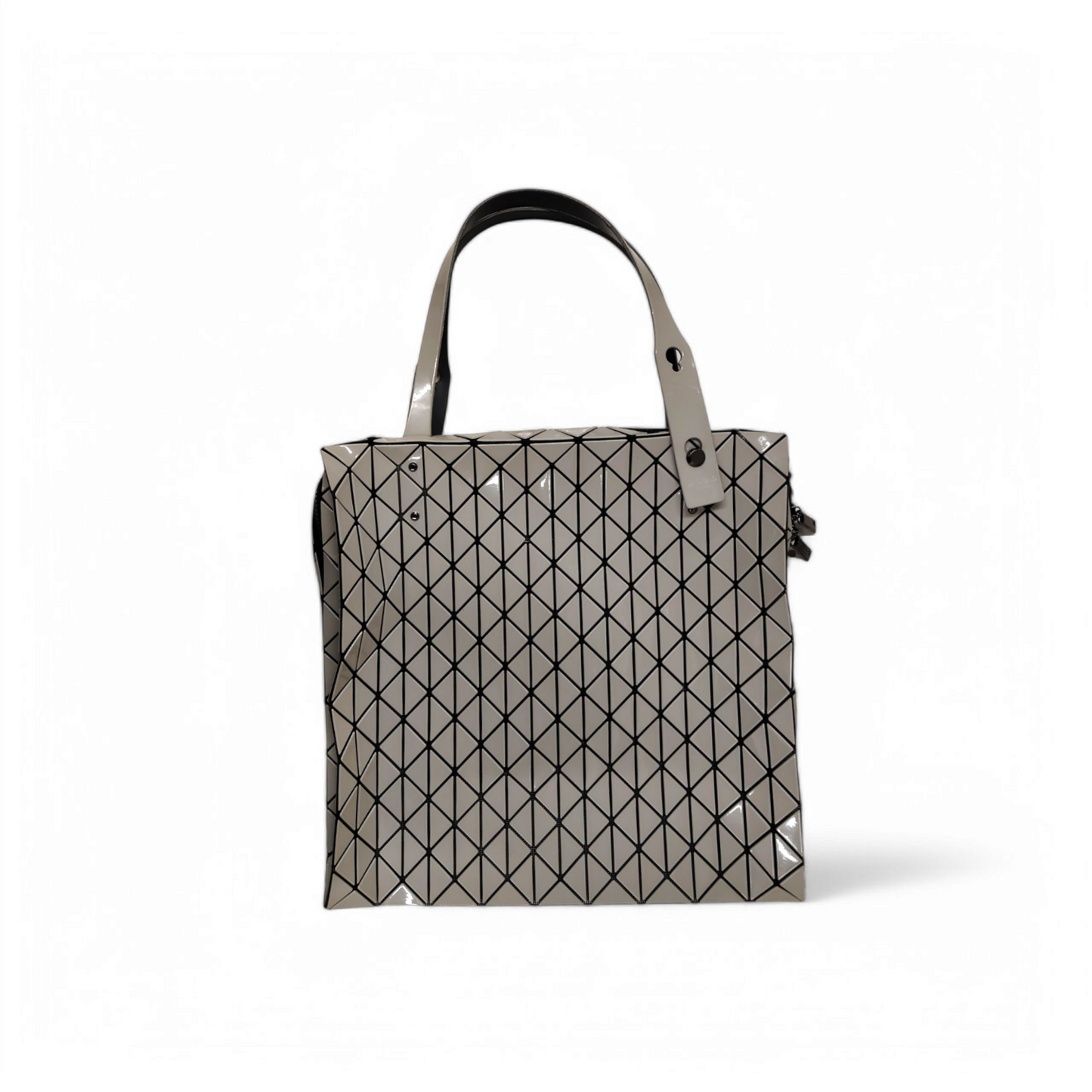 BAO BAO ISSEY MIYAKE Handbag BB98-4G462 Light Gray Rank B