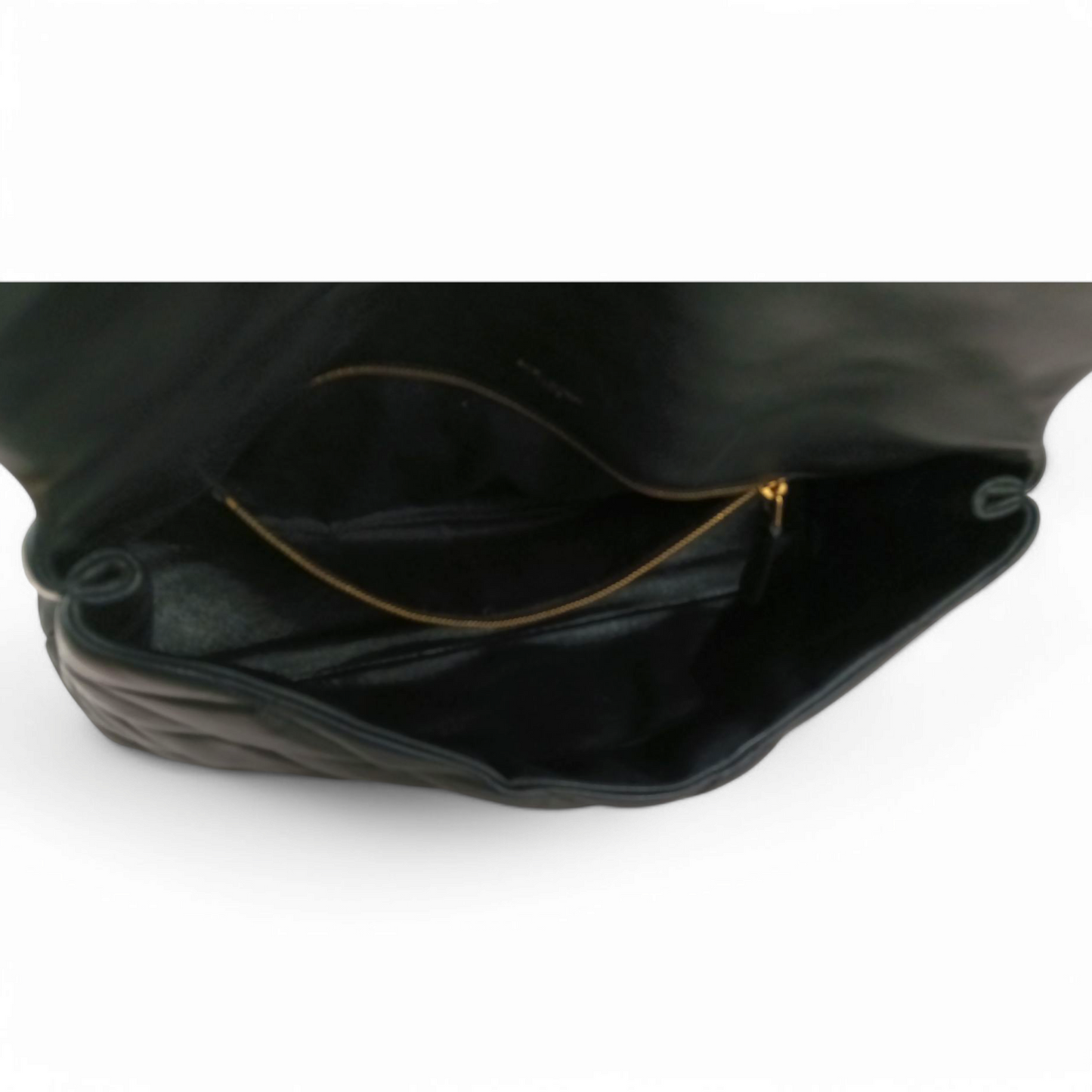 Saint Laurent Paris Clutch Bag Sade Envelope Clutch Black Rank B