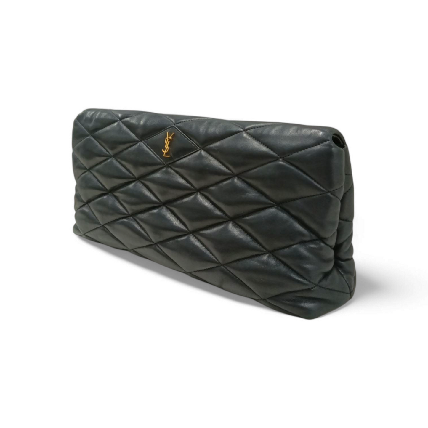 Saint Laurent Paris Clutch Bag Sade Envelope Clutch Black Rank B