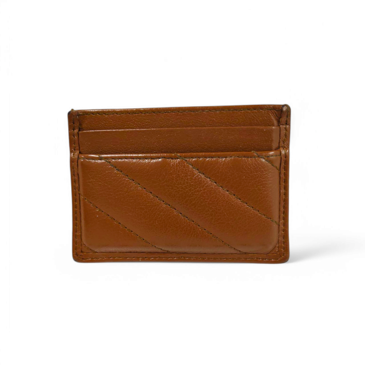 GUCCI Card Case Brown 443127 Rank B