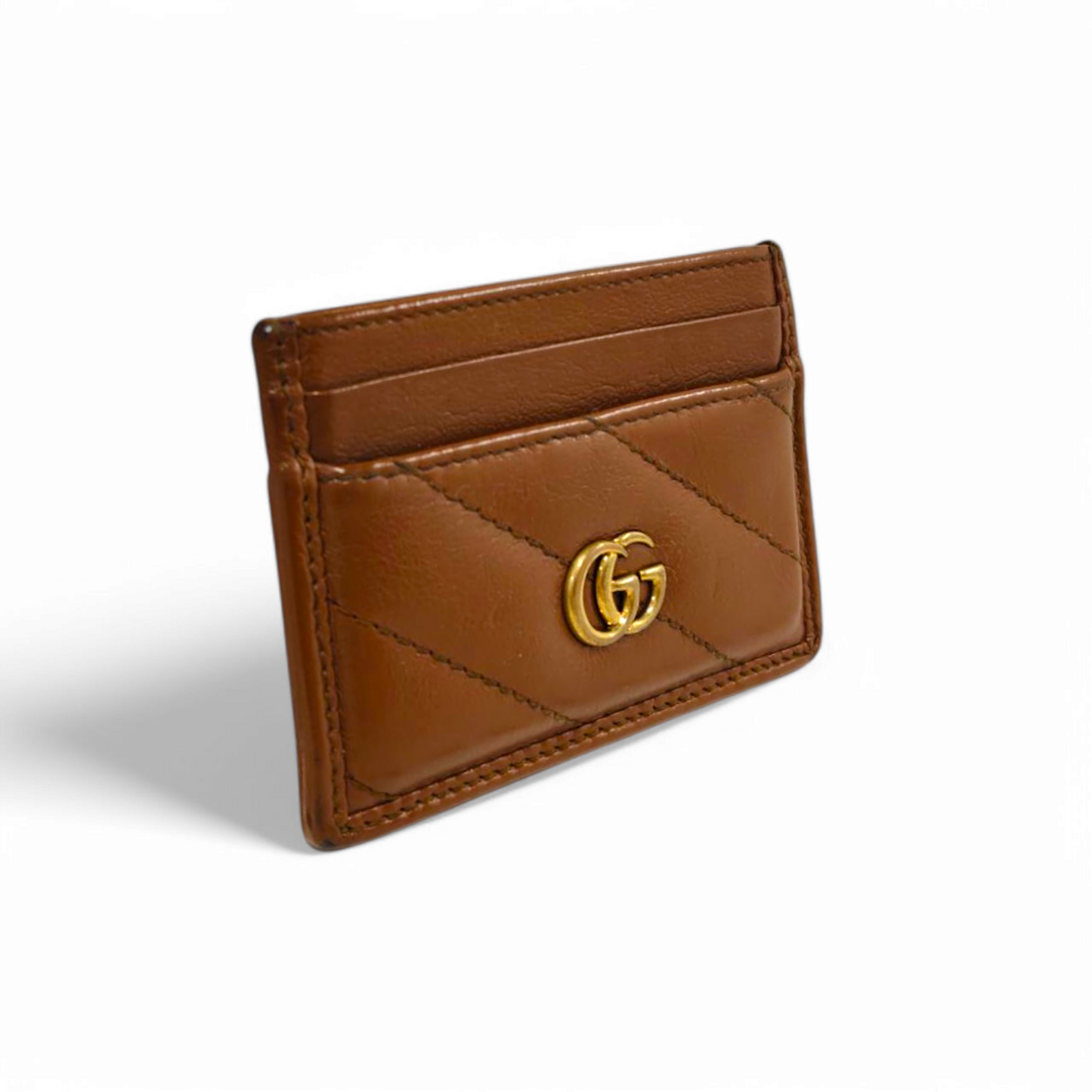 GUCCI Card Case Brown 443127 Rank B