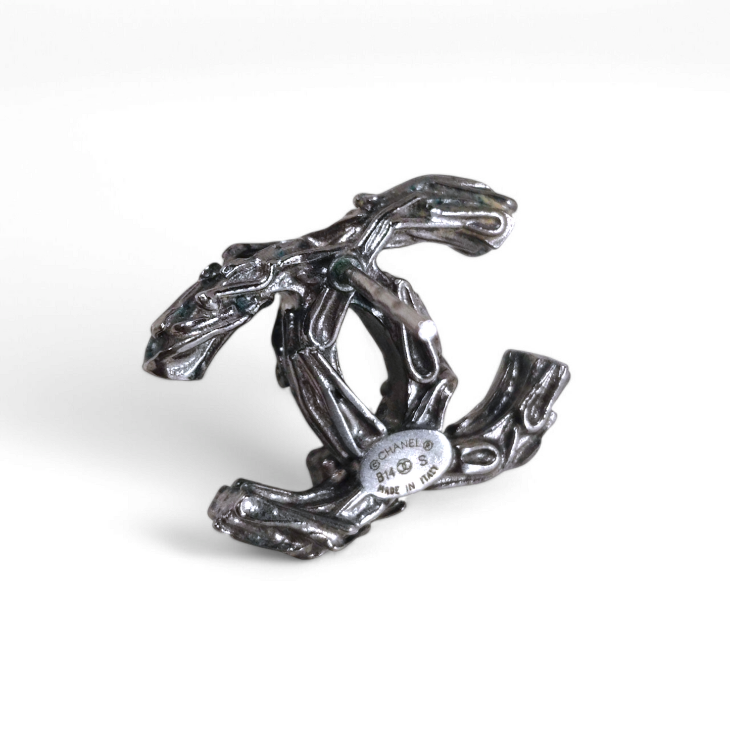 CHANEL Earring Silver B14 S