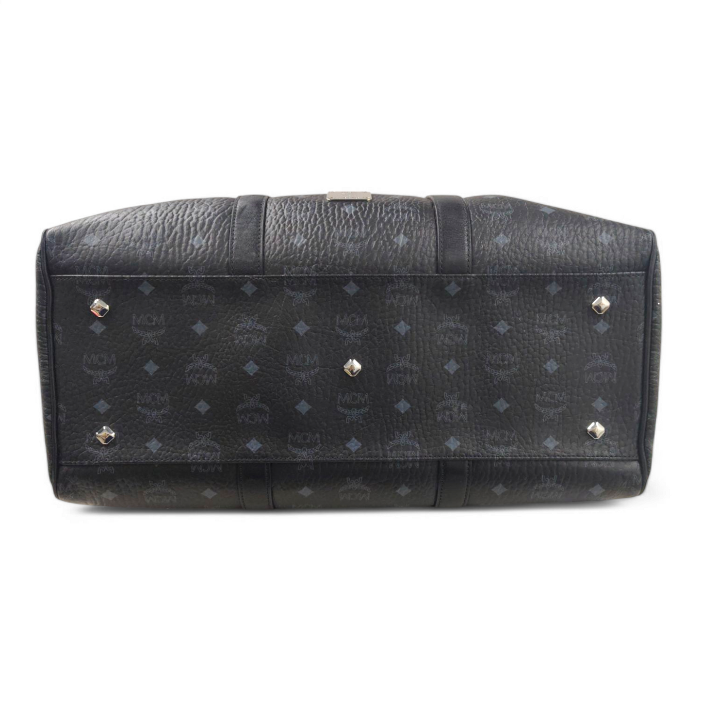 MCM Boston Bag MMV5SVC168BK001 Black Weekender *Without Strap* Rank B