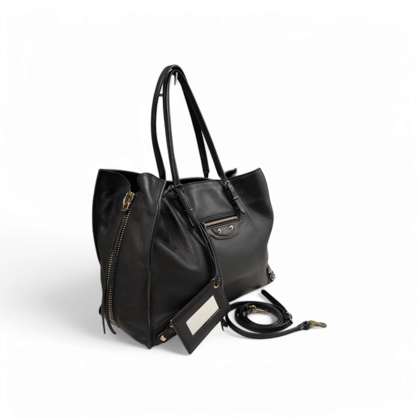 BALENCIAGA 2WAY Bag 432596 1000 Black Rank B