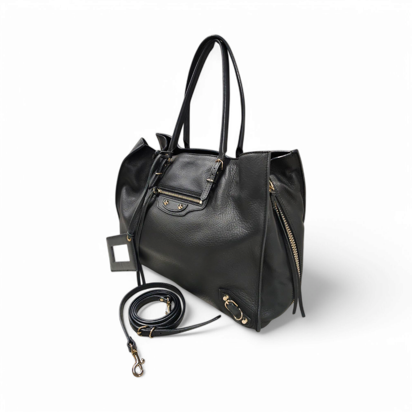 BALENCIAGA 2WAY Bag 432596 1000 Black Rank B