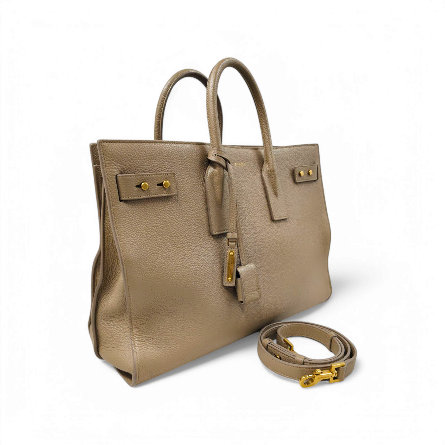 Saint Laurent Paris 2WAY Bag ARS631526 Beige 0722 Rank B