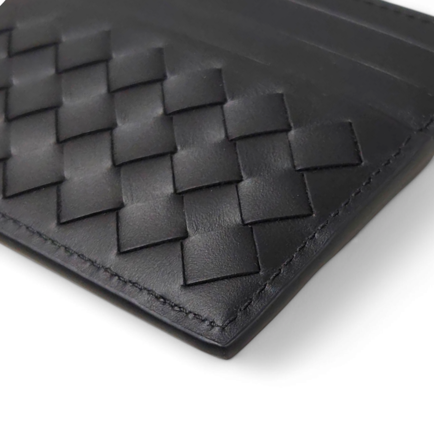 BOTTEGA VENETA Card Case P02859599D Black Rank AB
