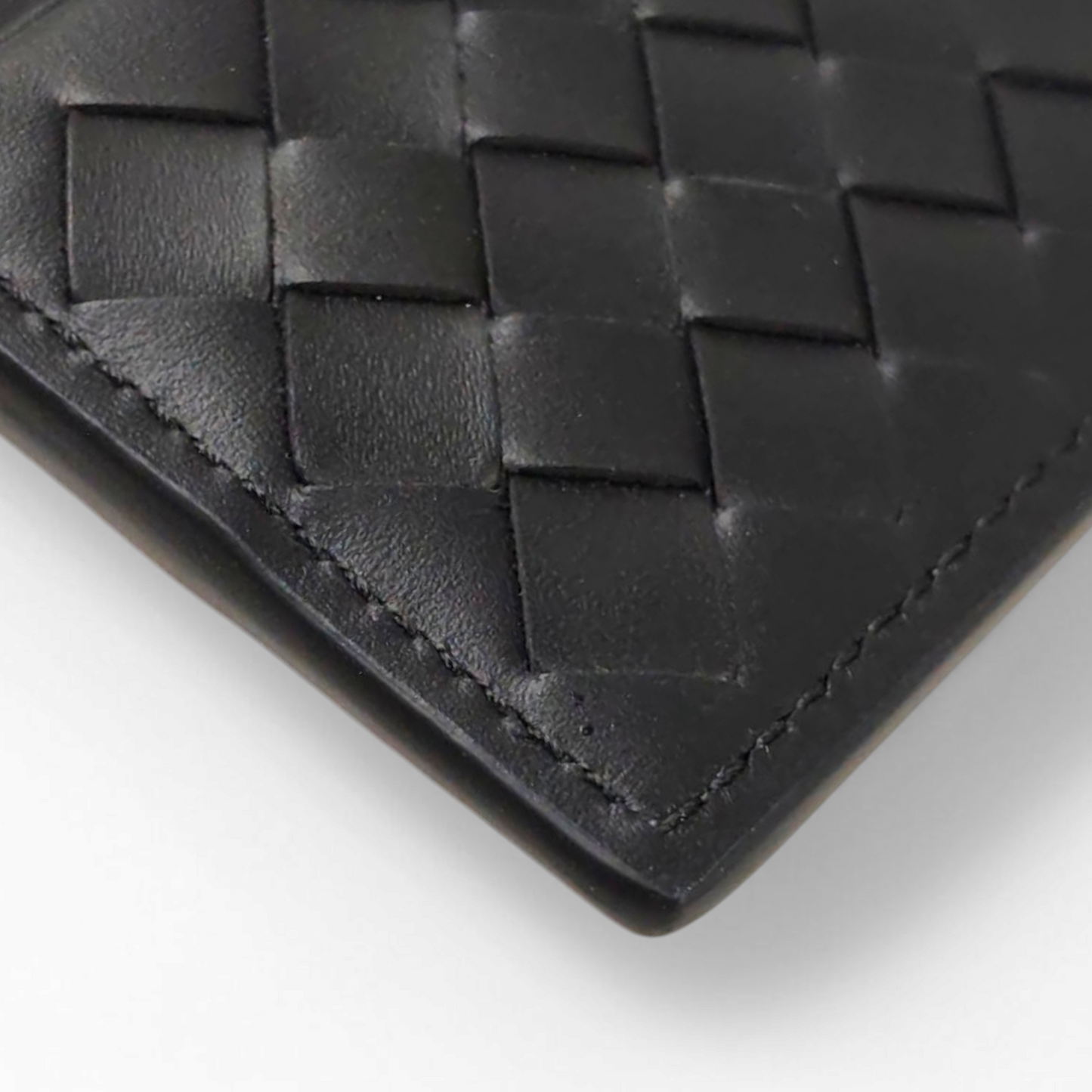 BOTTEGA VENETA Card Case P02859599D Black Rank AB