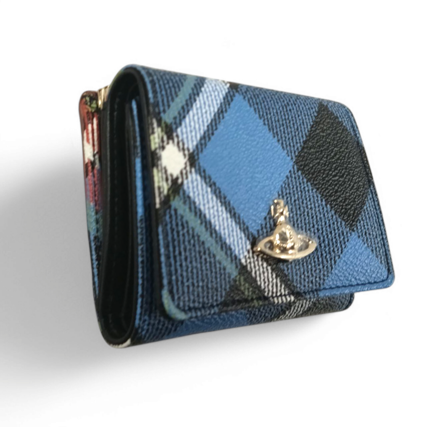 Vivienne Westwood Wallet 51010018-10256 Multi Color DERBY SMALL FRAME Rank A