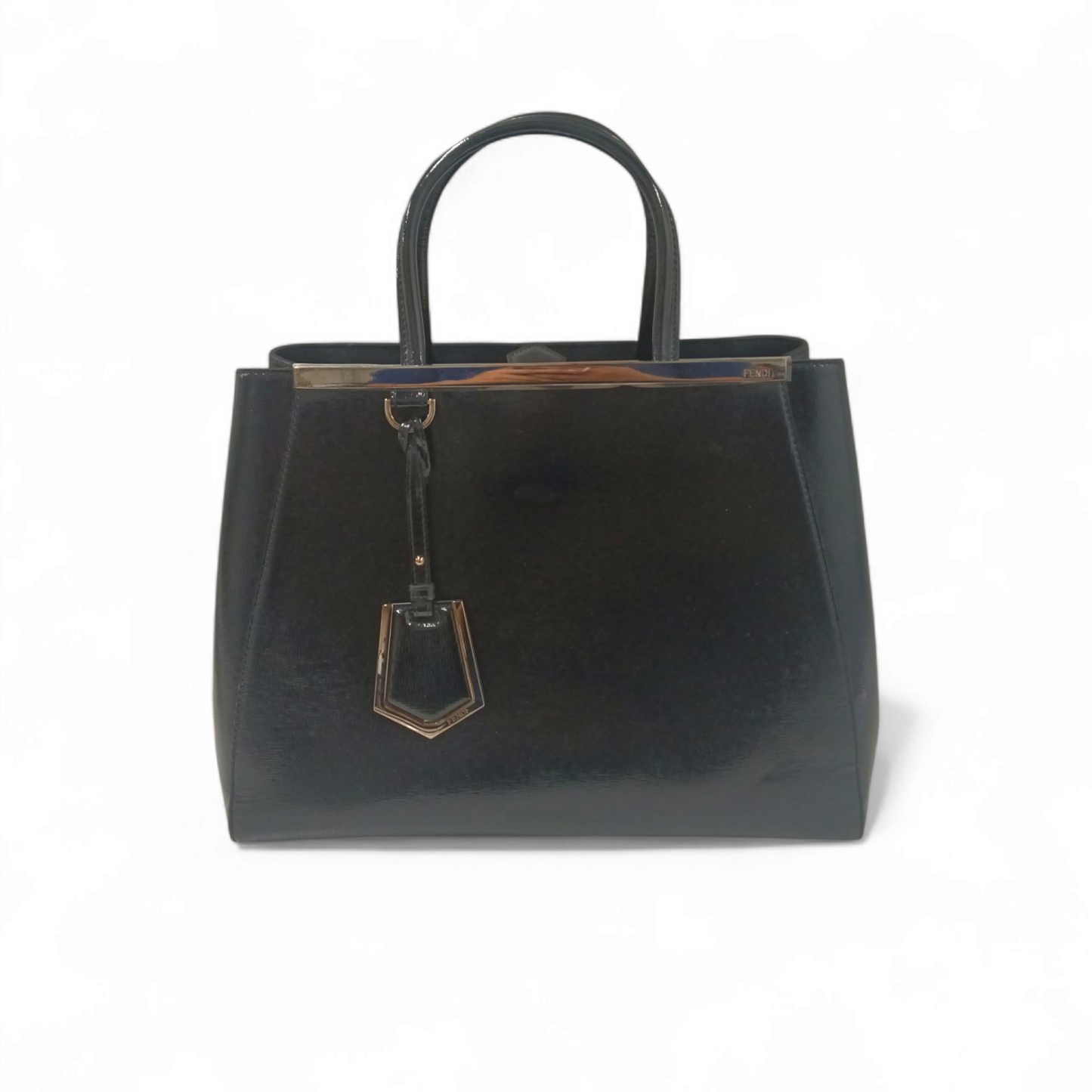 FENDI 2Way Bag 2 Jours SBH250-M8Z 148-2580 Black Rank B