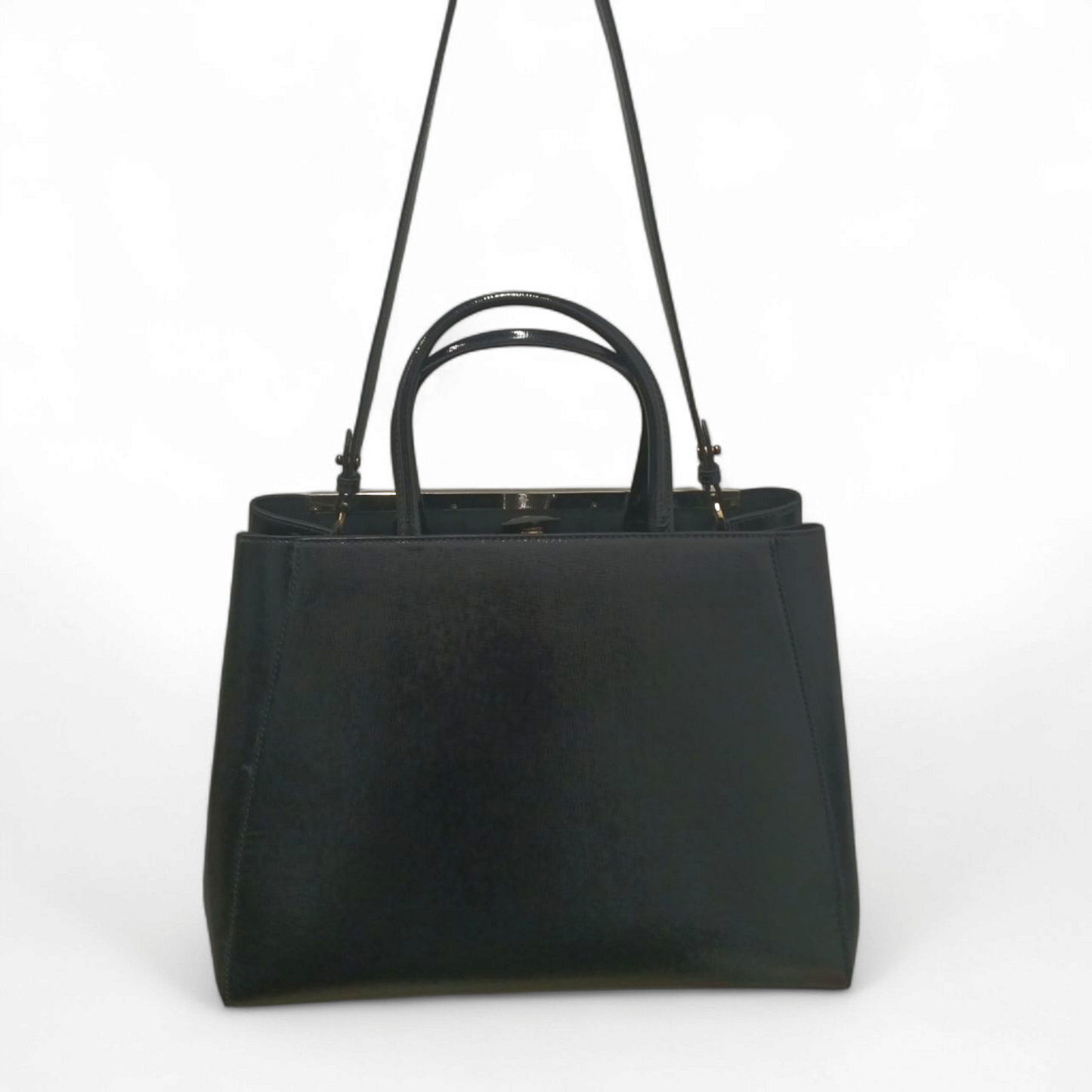 FENDI 2Way Bag 2 Jours SBH250-M8Z 148-2580 Black Rank B