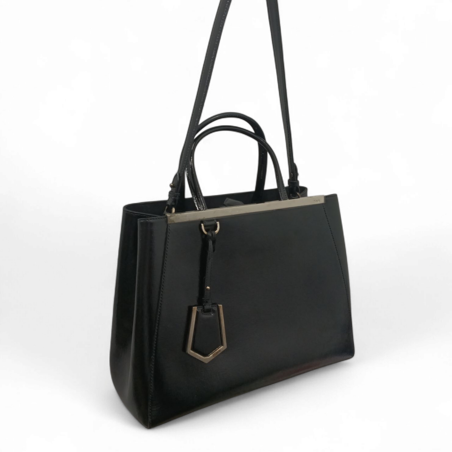 FENDI 2Way Bag 2 Jours SBH250-M8Z 148-2580 Black Rank B