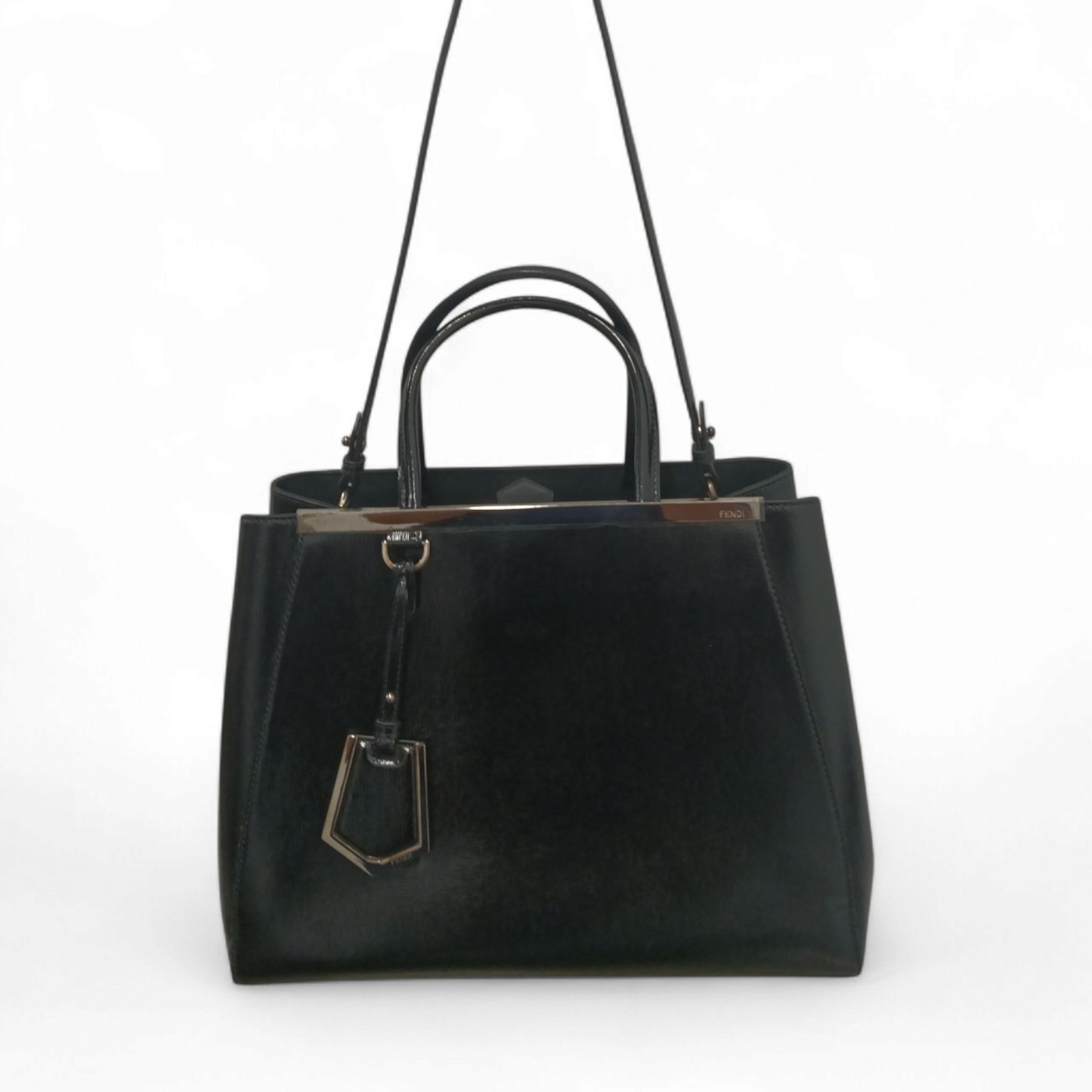FENDI 2Way Bag 2 Jours SBH250-M8Z 148-2580 Black Rank B