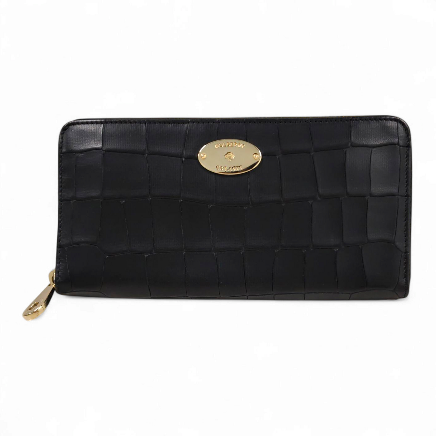 MULBERRY Wallet Black Rank A
