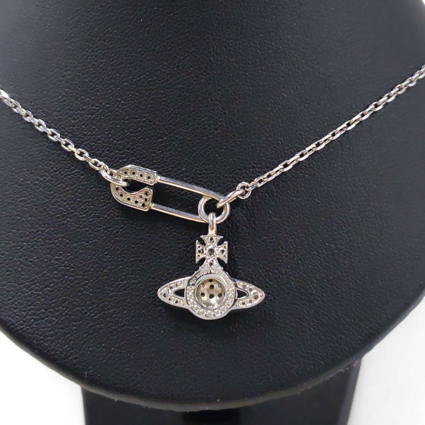Vivienne Westwood necklace Silver lucrece Pendant Rank B