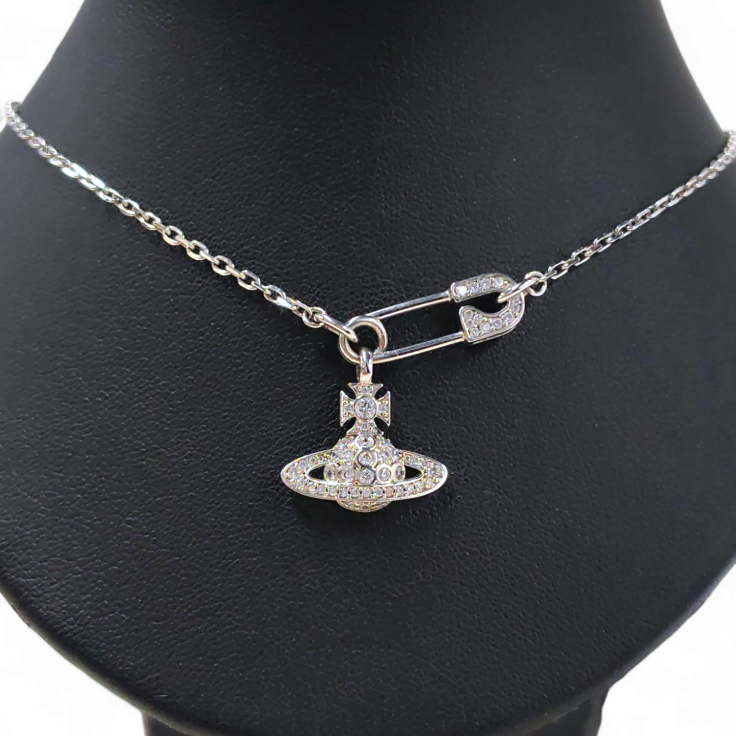 Vivienne Westwood necklace Silver lucrece Pendant Rank B