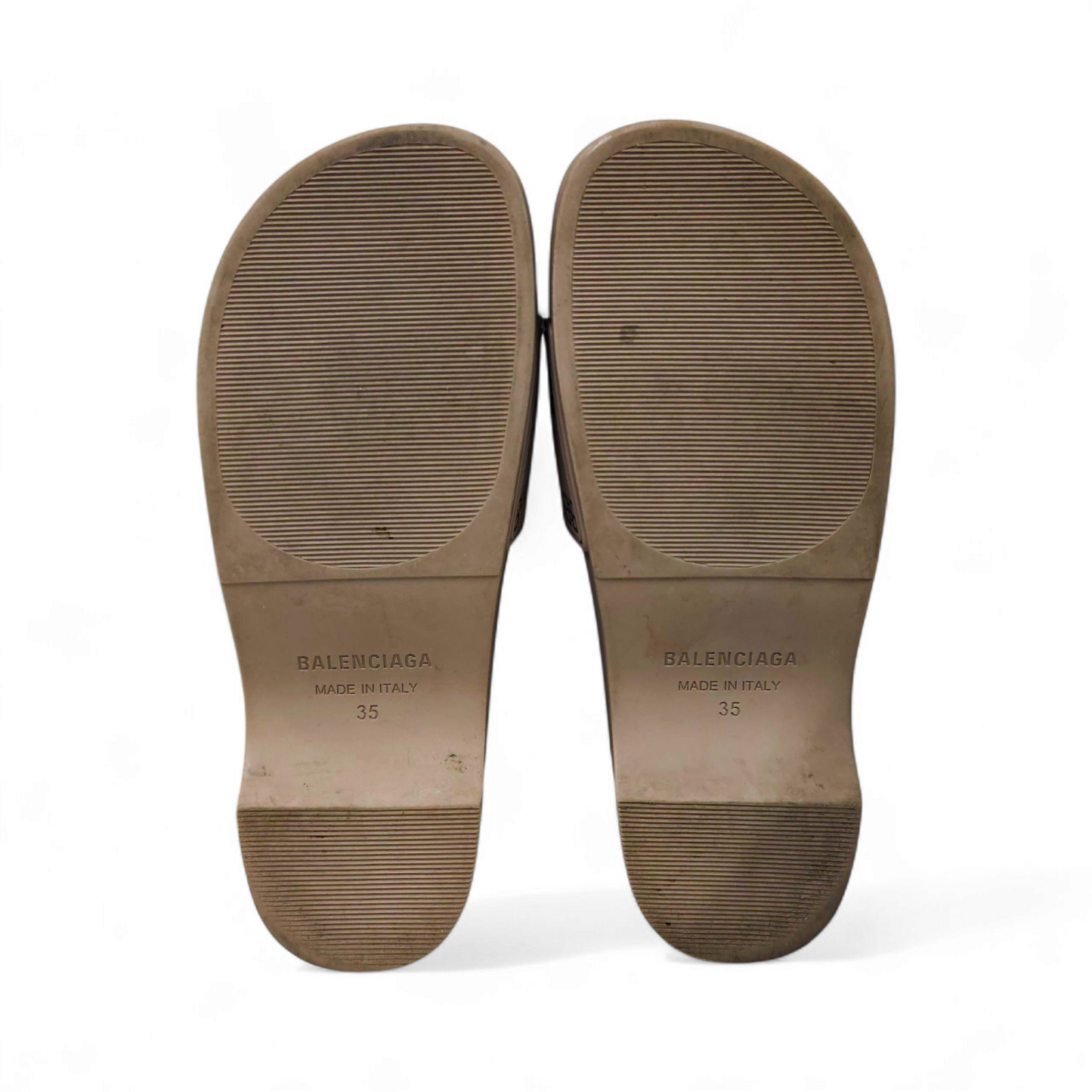 BALENCIAGA Sandal Size 35 Lady's Beige Rank B