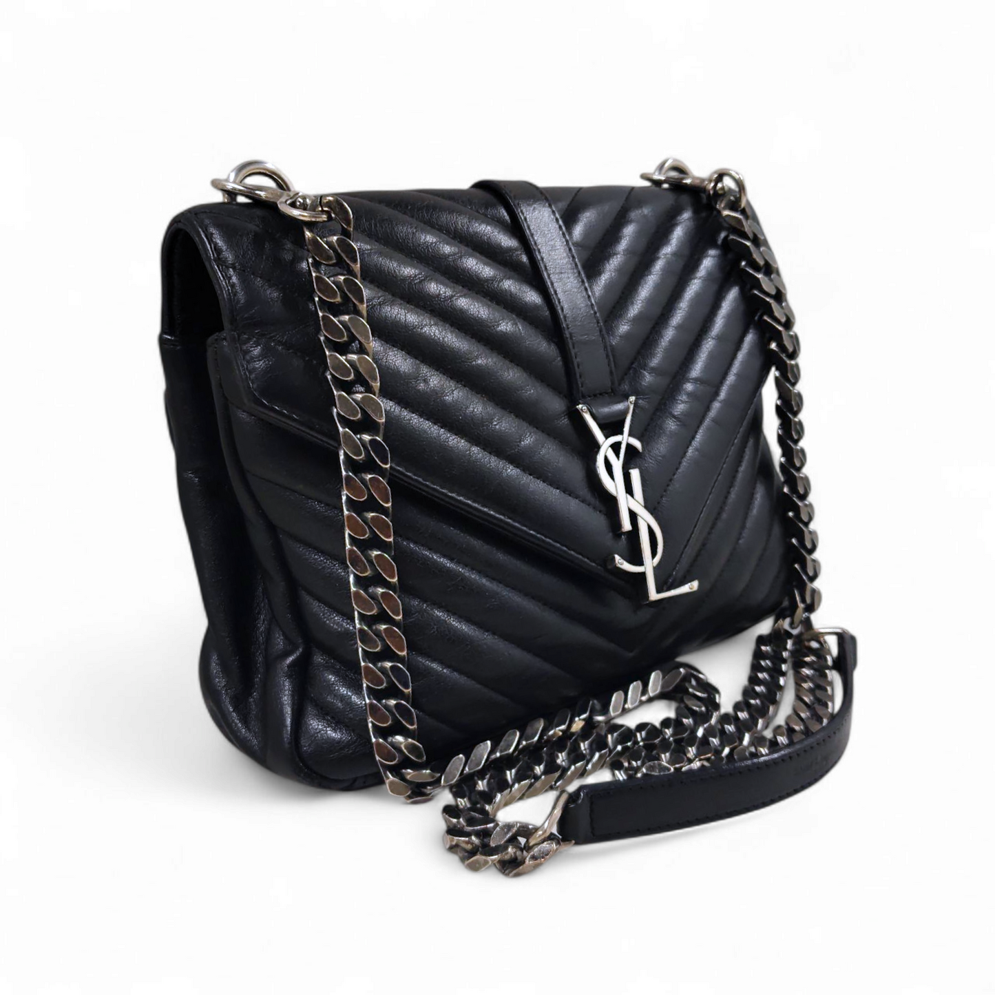 Saint Laurent Paris Shoulder Bag DMR428056 Black Rank B