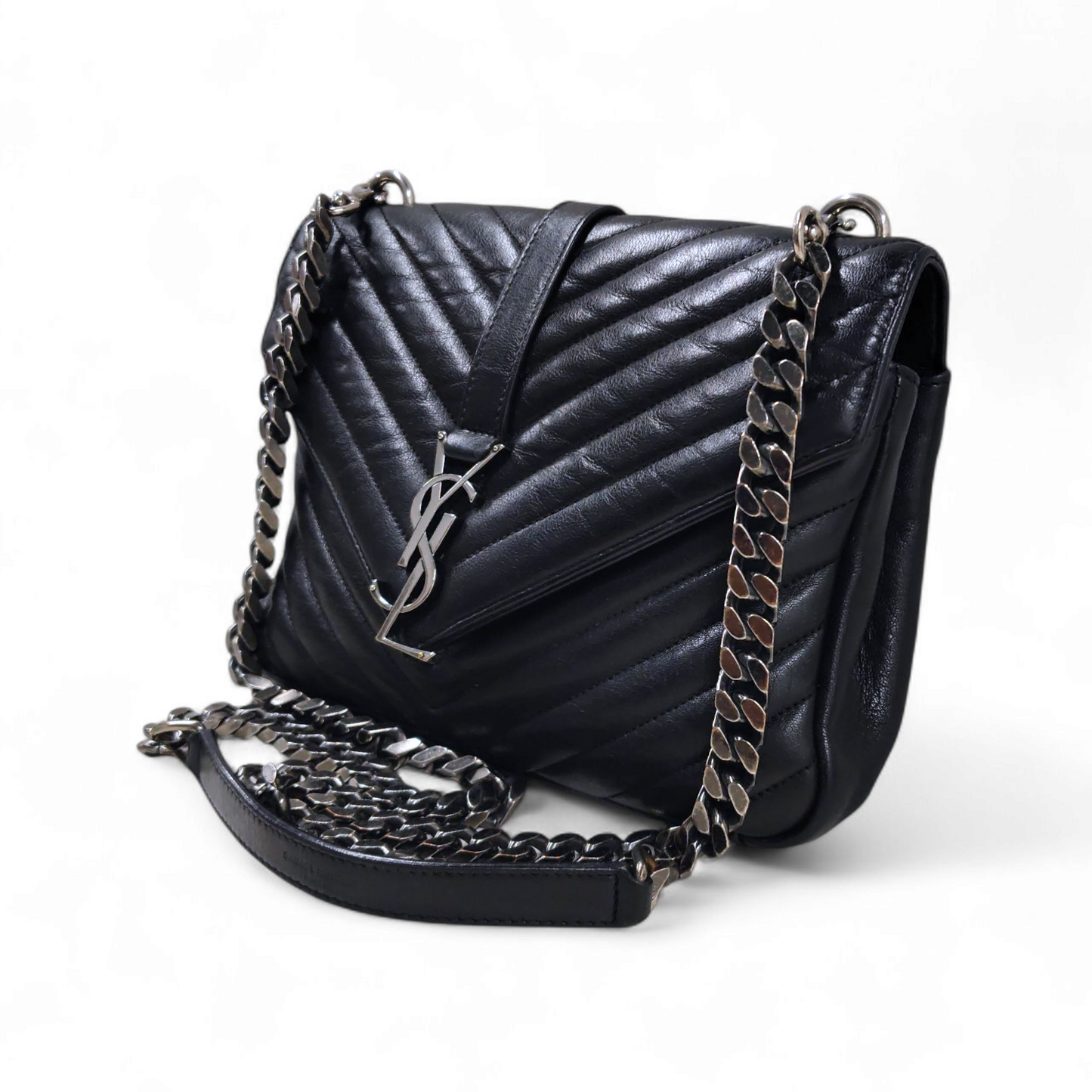 Saint Laurent Paris Shoulder Bag DMR428056 Black Rank B