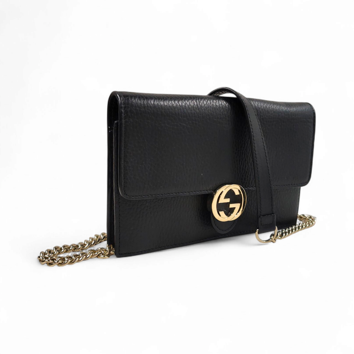 GUCCI Shoulder Bag 510314 2067 Black Rank B