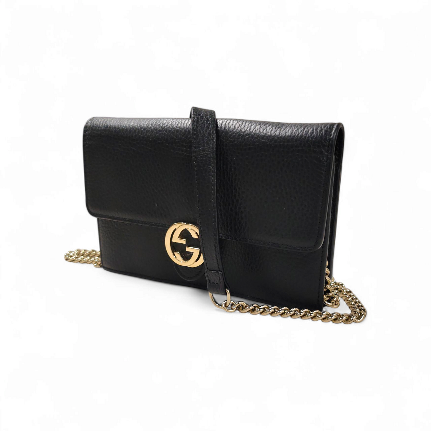 GUCCI Shoulder Bag 510314 2067 Black Rank B