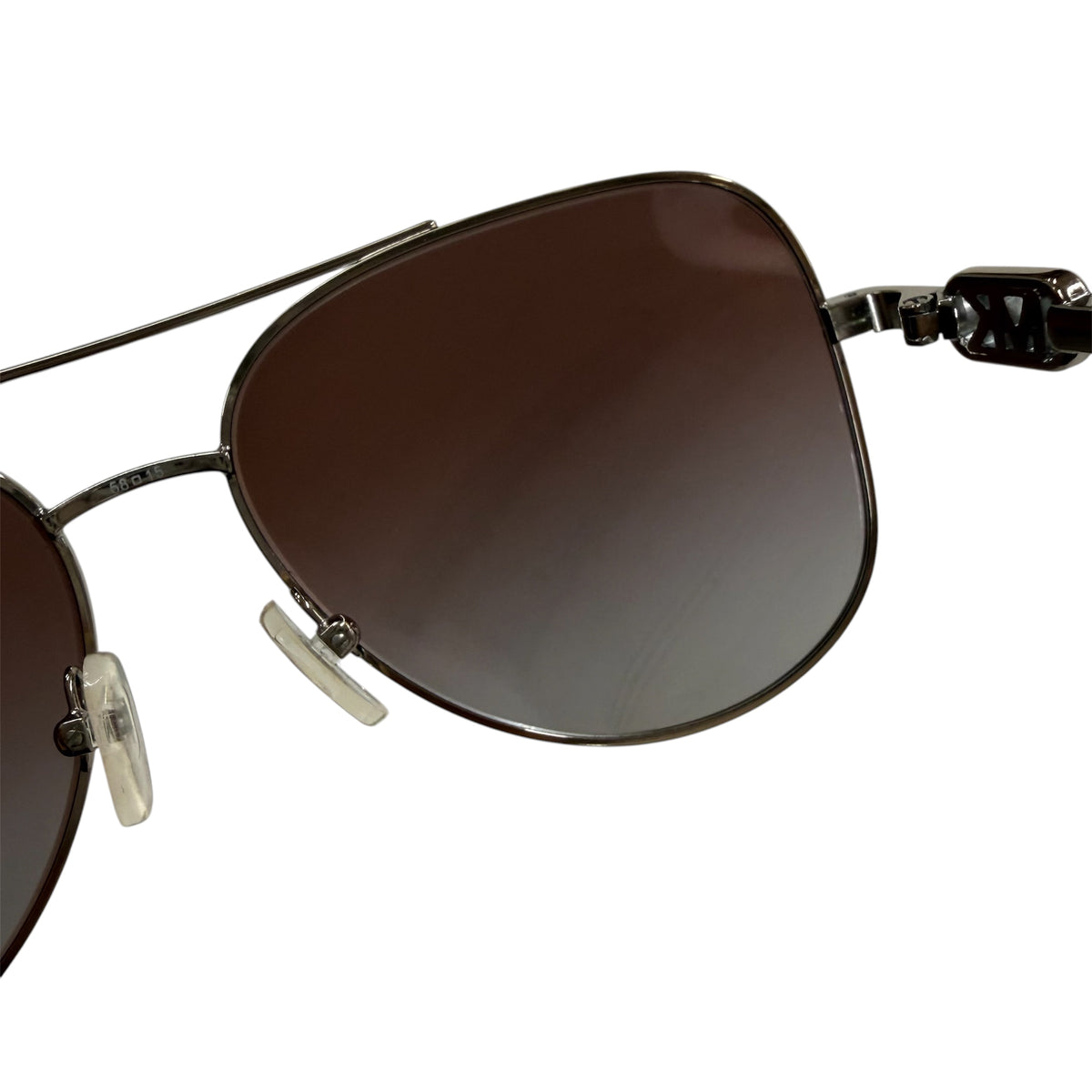 MICHAEL KORS Sunglasses Silver/Brown MK 1121