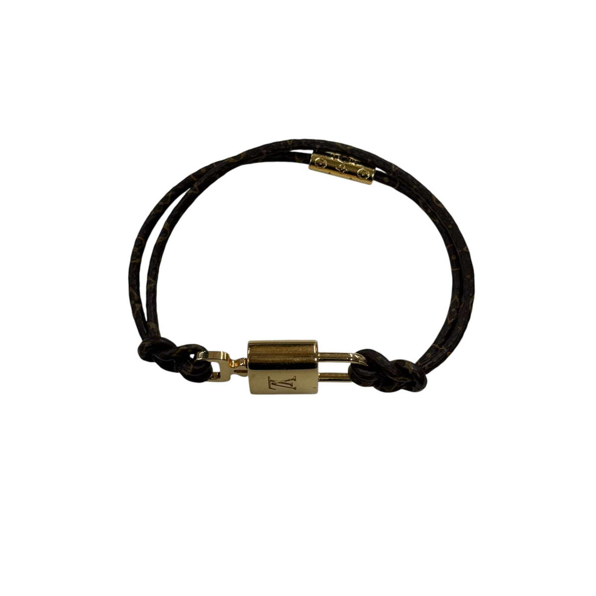 LOUIS VUITTON Bracelet Brown/Gold BC4294