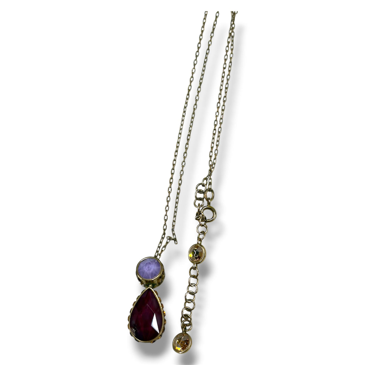 SWAROVSKI NECKLACE RANK(B) PURPLE JADE