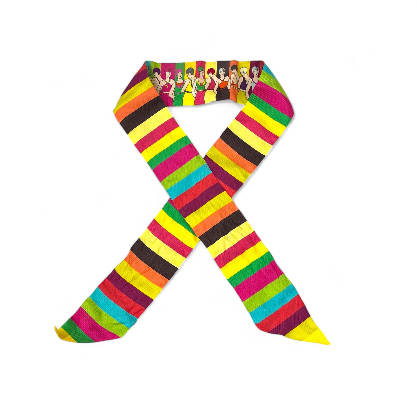 HERMES Scarf Multi Color TWILLY