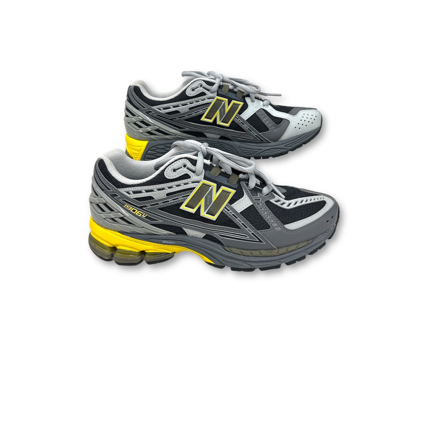 NEW BALANCE Sneaker Size 43 Mens M1906NA Gray And Yellow Rank A