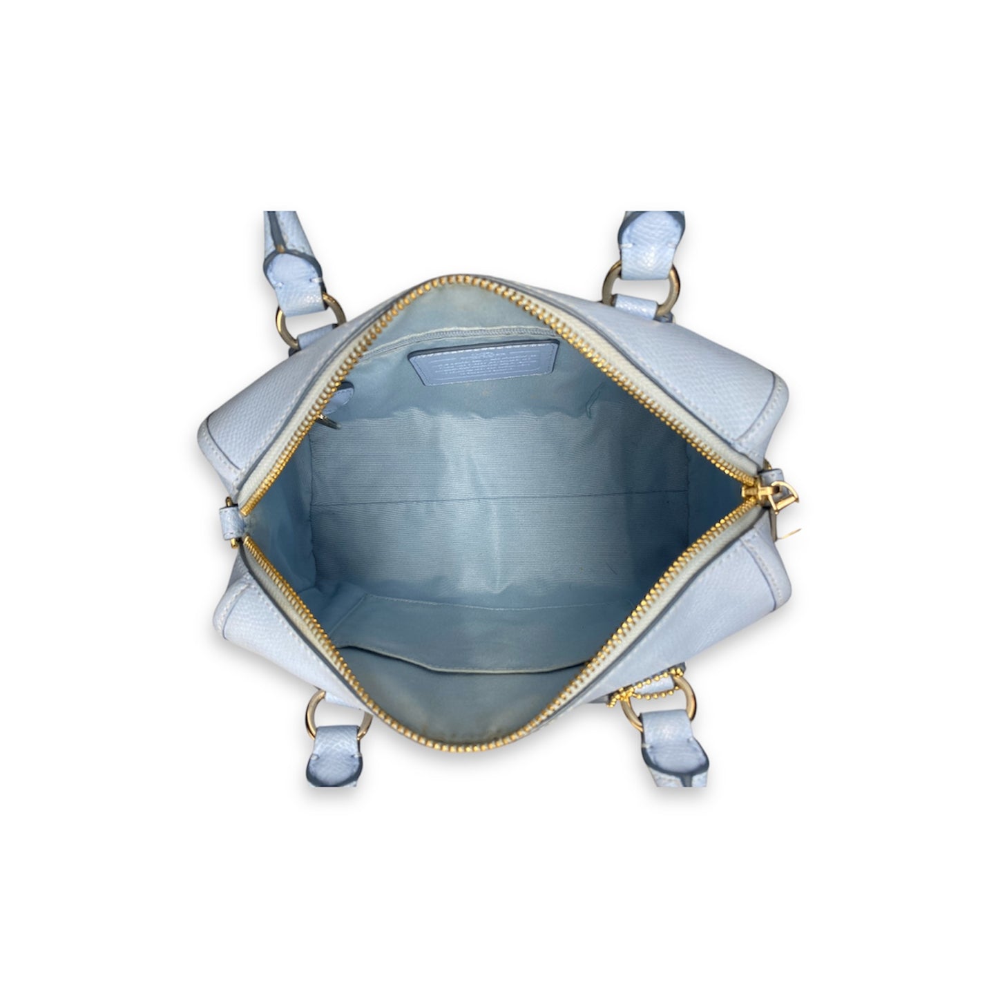 COACH Shoulder Bag F33329 Sky Blue Rank B