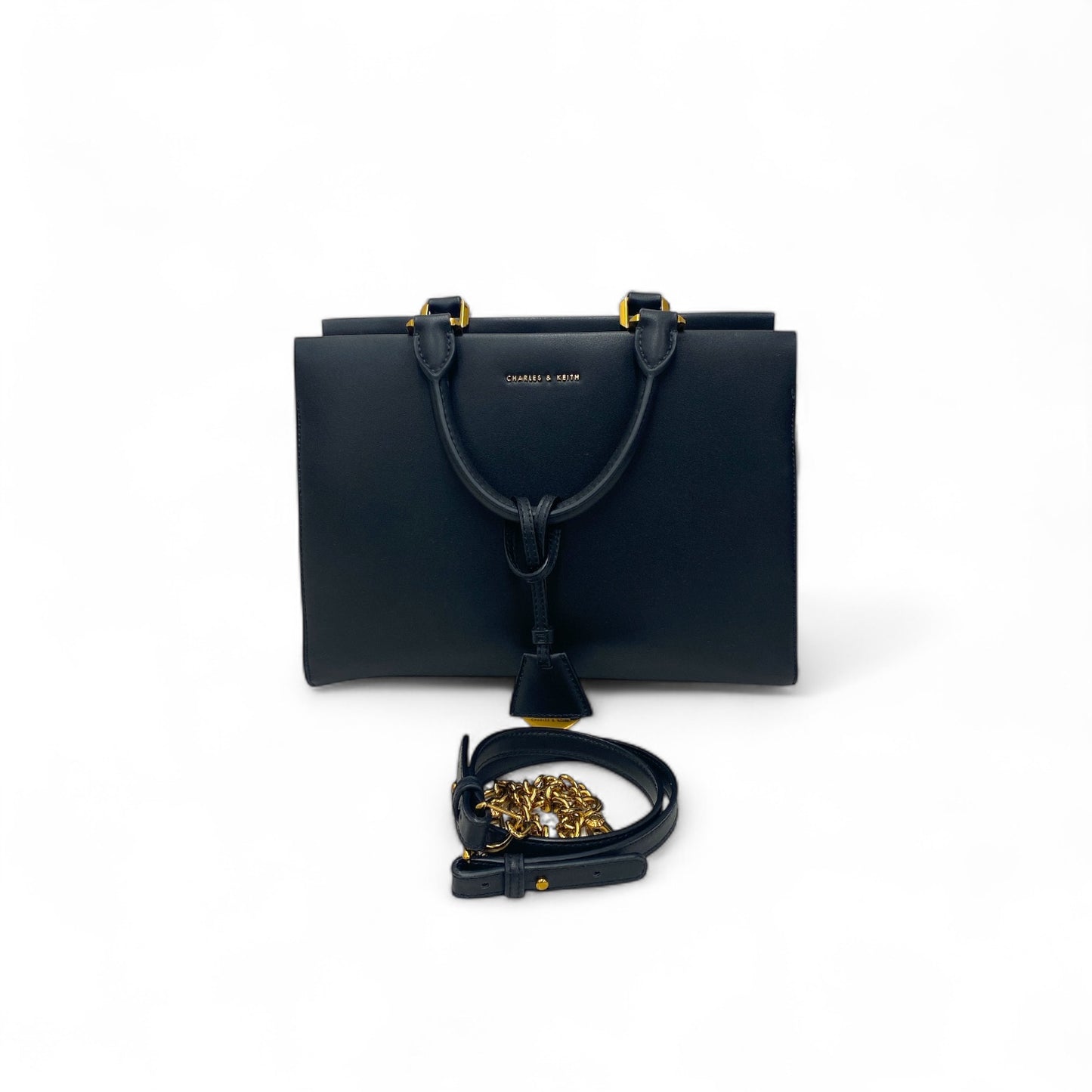 CHARLES & KEITH Handbag 50150612 17L3T Black Rank A