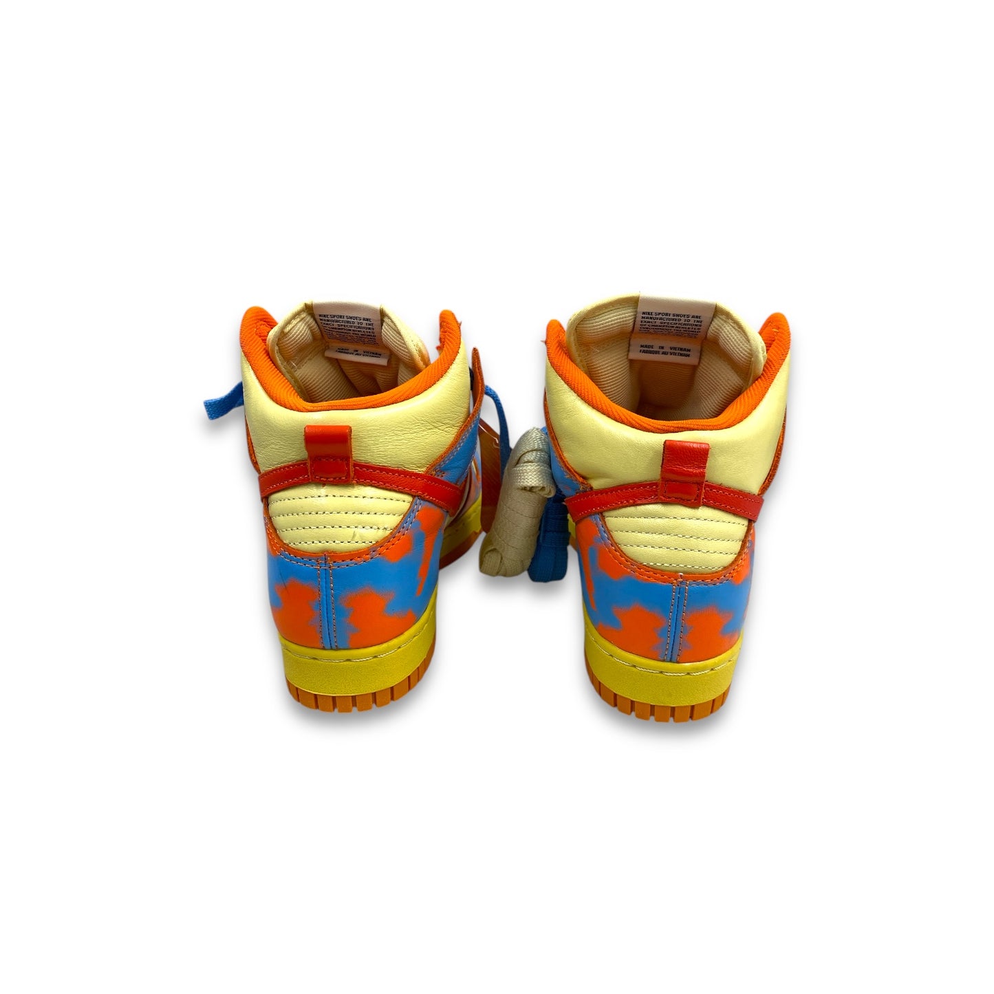 NIKE Sneaker SIZE 41 DD9401-800 Mens Yellow/Sky Blue Dunk High 1985 SP "Orange A Rank A