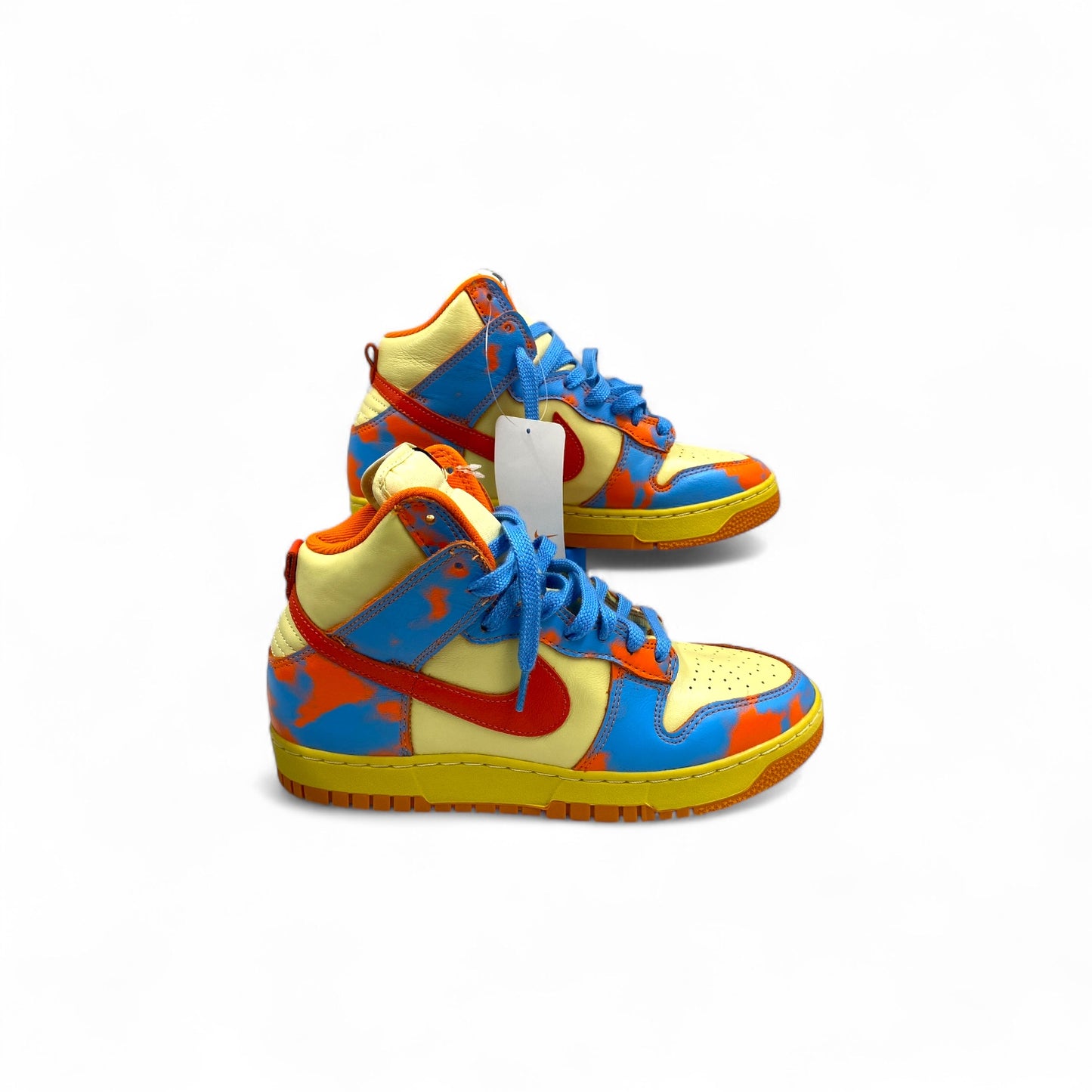 NIKE Sneaker SIZE 41 DD9401-800 Mens Yellow/Sky Blue Dunk High 1985 SP "Orange A Rank A