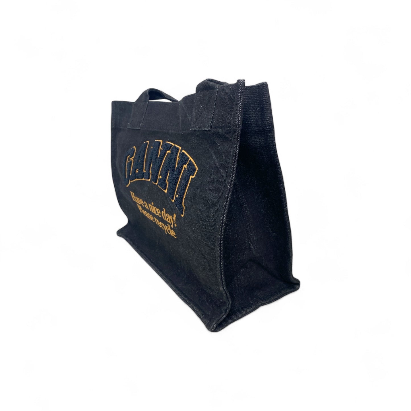 Ganni Tote Bag Black Rank A