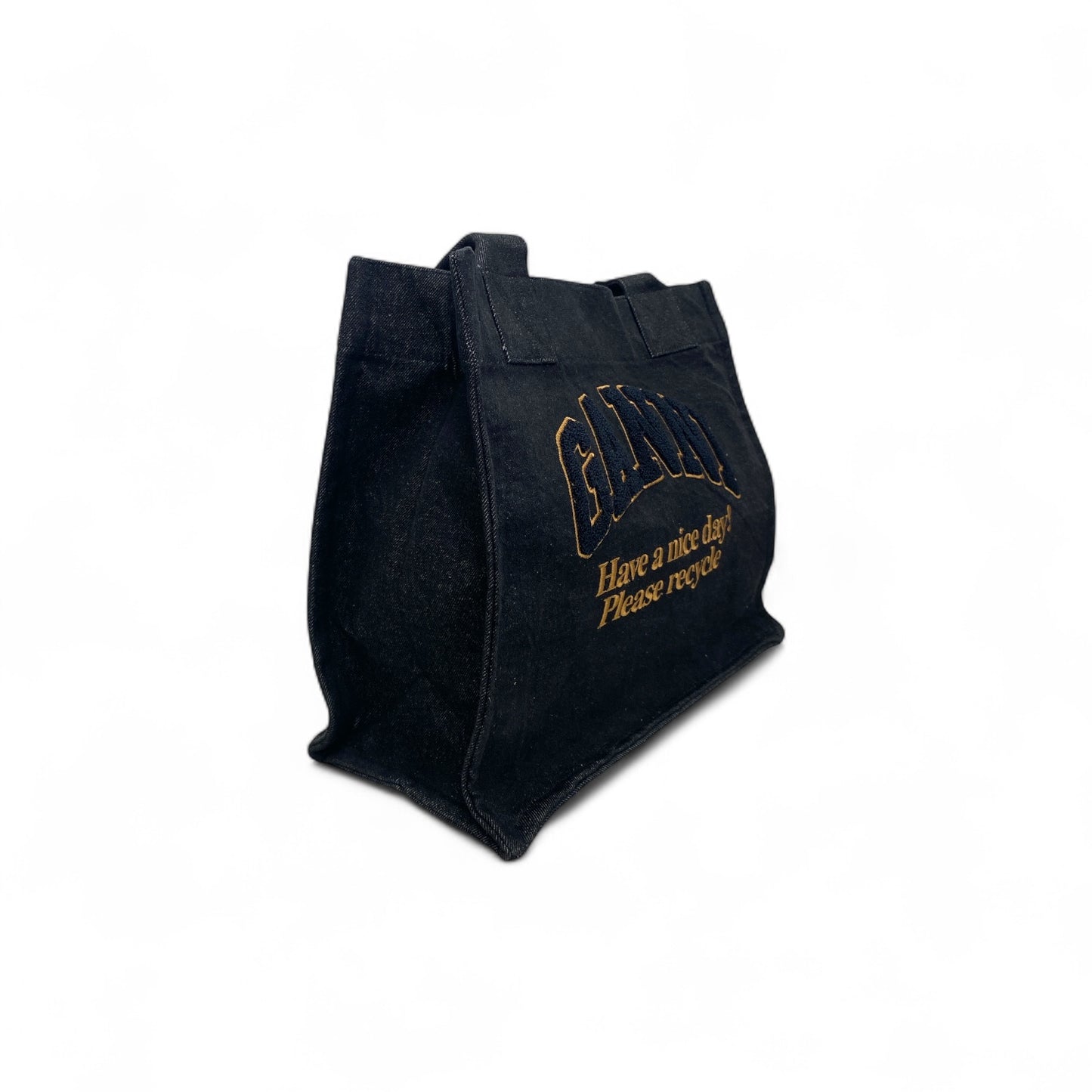 Ganni Tote Bag Black Rank A