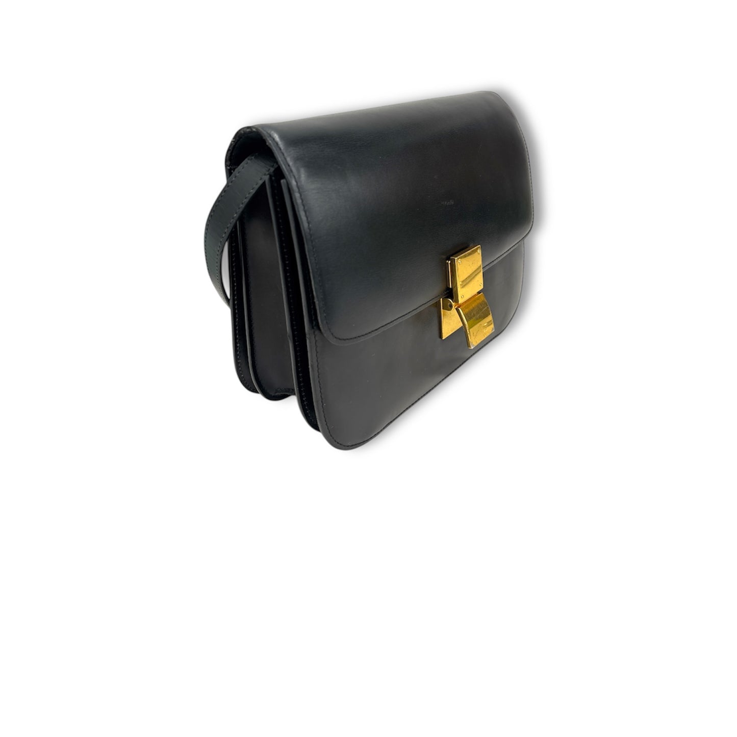 CELINE Shoulder Bag Black Scratch/Damage W-CE-2176 Rank B