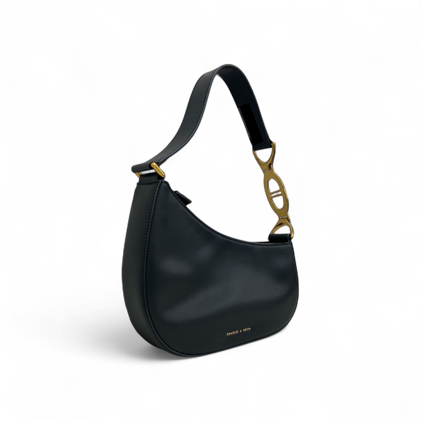 CHARLES & KEITH Shoulder Bag 20160105-1 Black Rank(B)