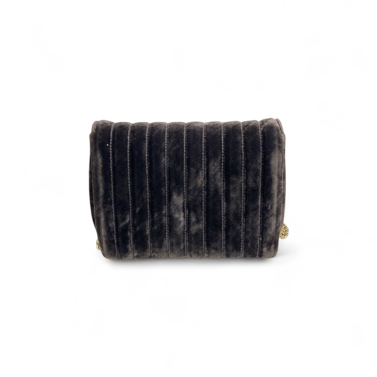 JIMMY CHOO Velor Shoulder Bag 014J4J Black JCH.1.114J4J Rank(B)