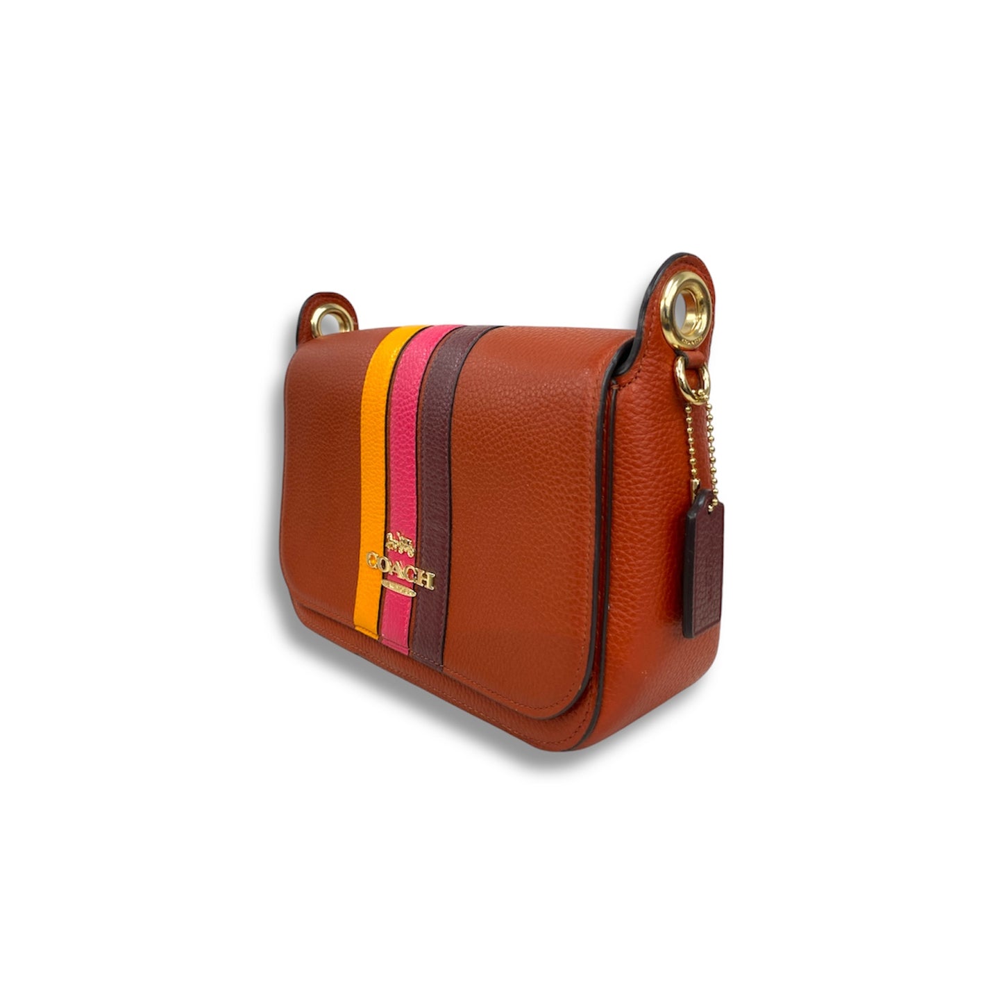 COACH Shoulder Bag 2511 Brown Rank B