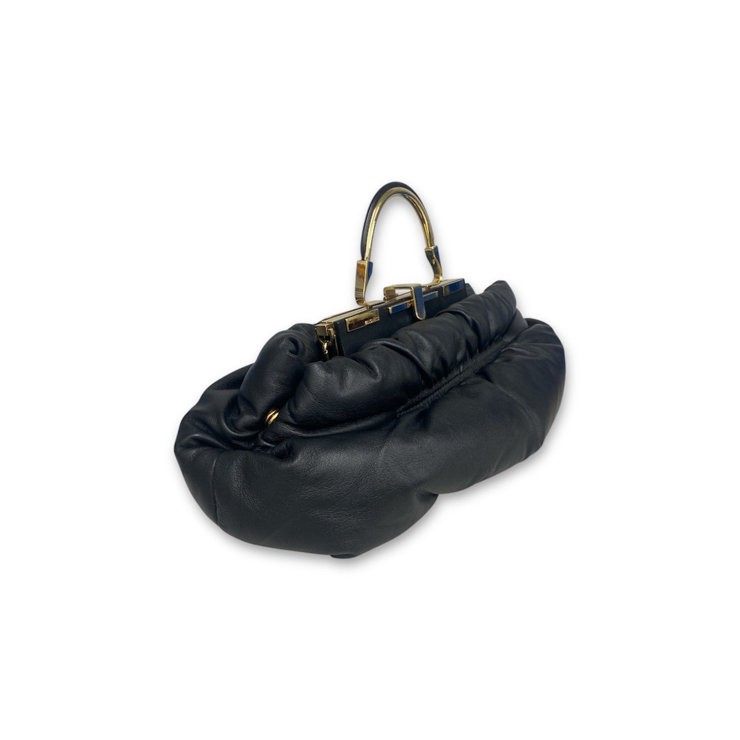 Zanchetti Handbag Black Dis-Colored Rank B