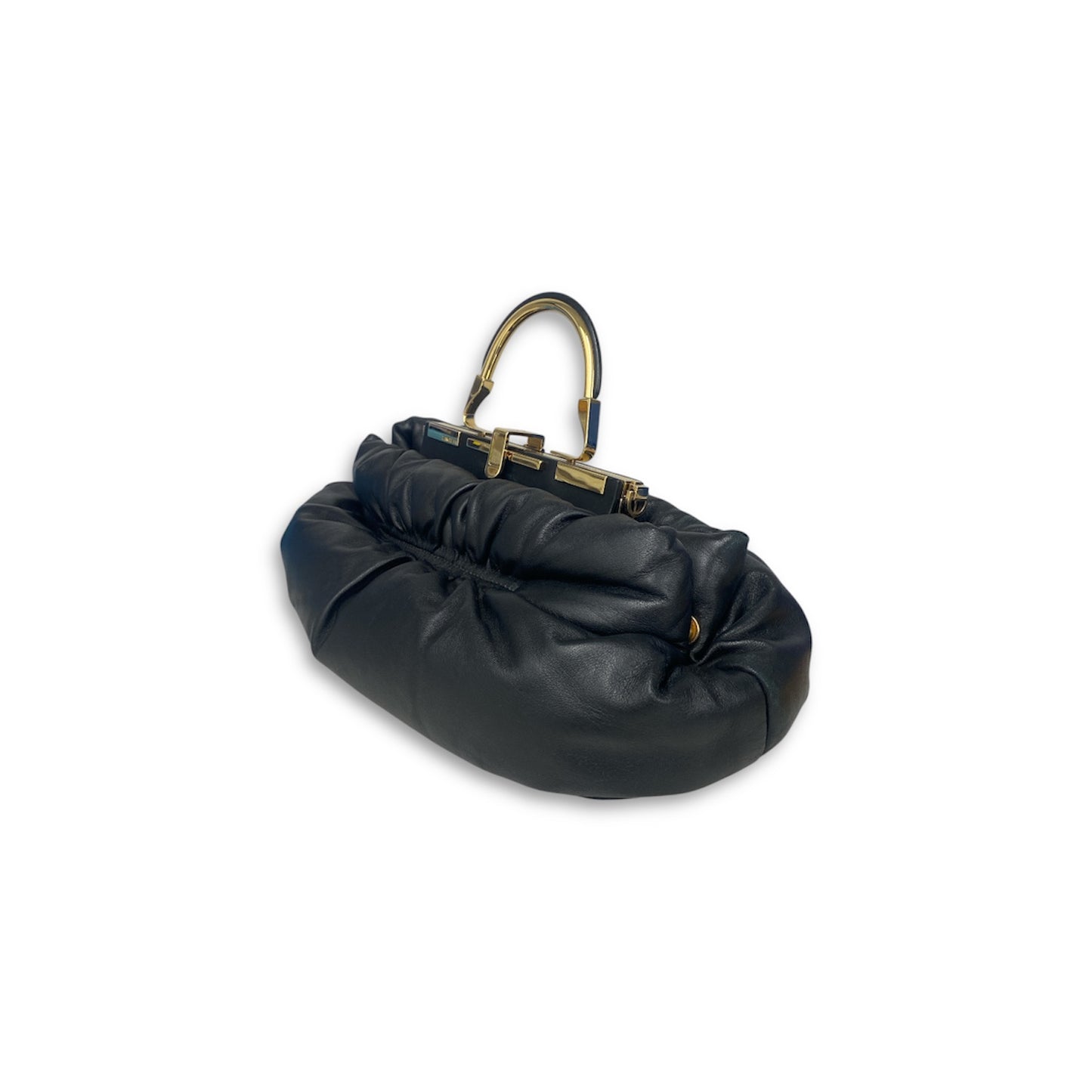 Zanchetti Handbag Black Dis-Colored Rank B