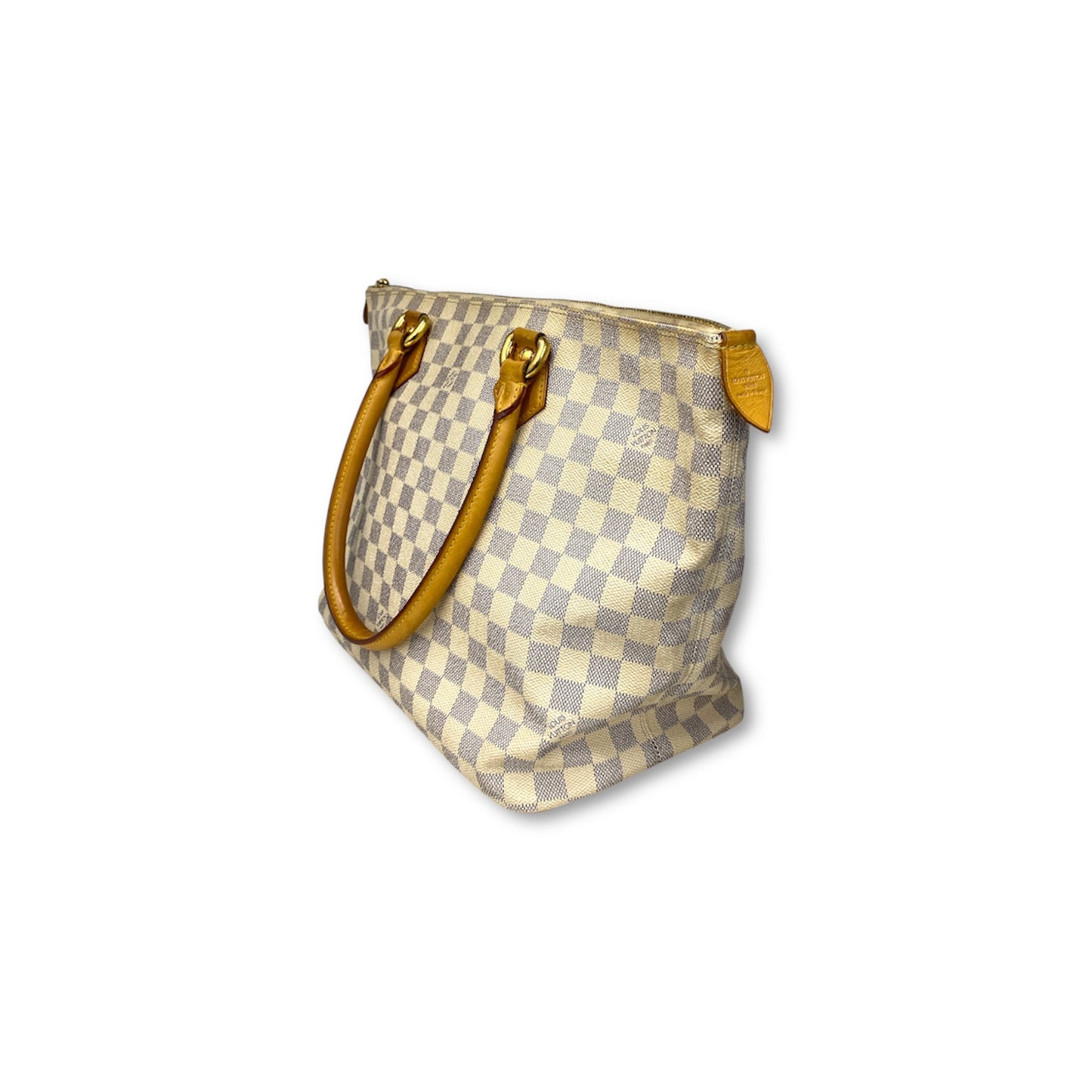Louis Vuitton Tote Bag Damier White N51185 FL2007 Azur Saleya MM Stain Rank B