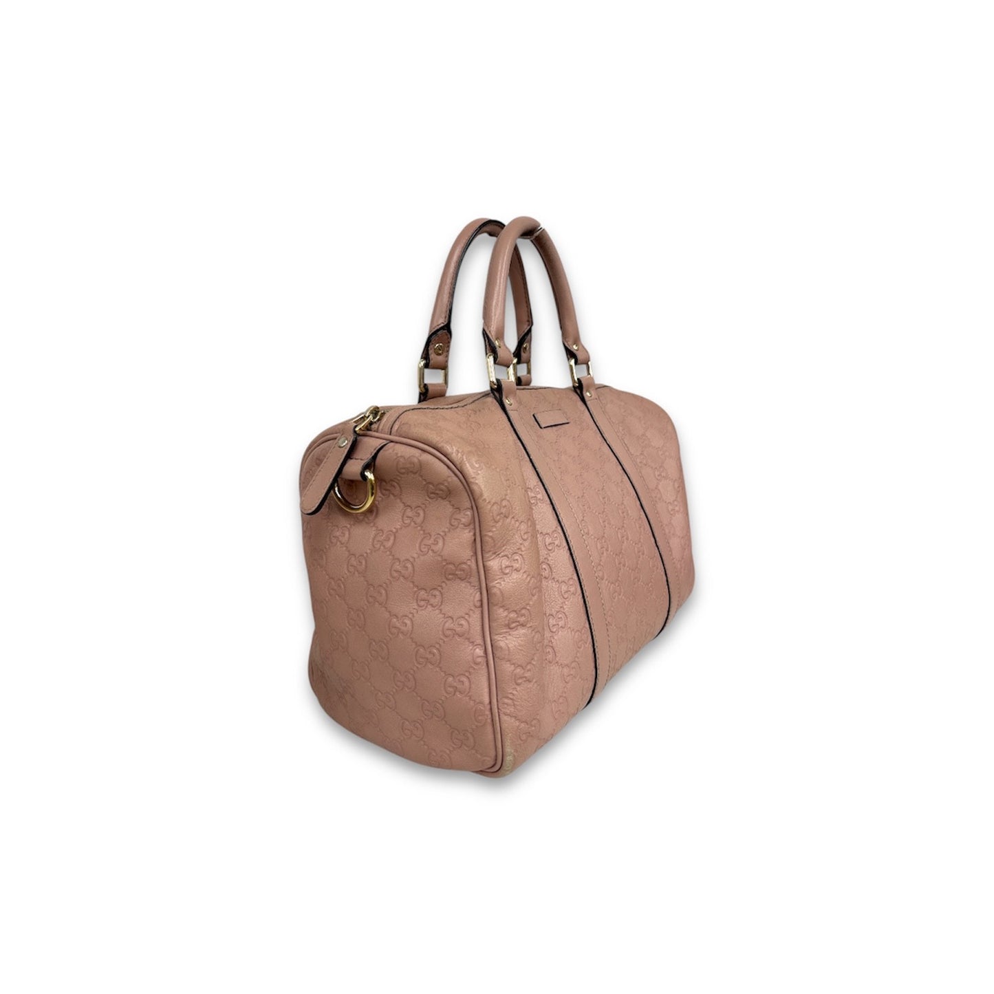 GUCCI Hand Boston Bag 265697 Pink Stain/Scratch 002404 Rank(B)