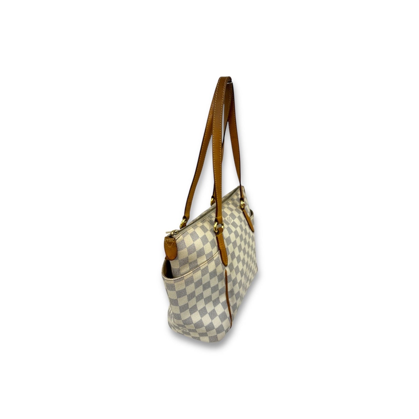 LOUIS VUITTON Handbag Damier N51261 White Stain FL4029 Rank(B)