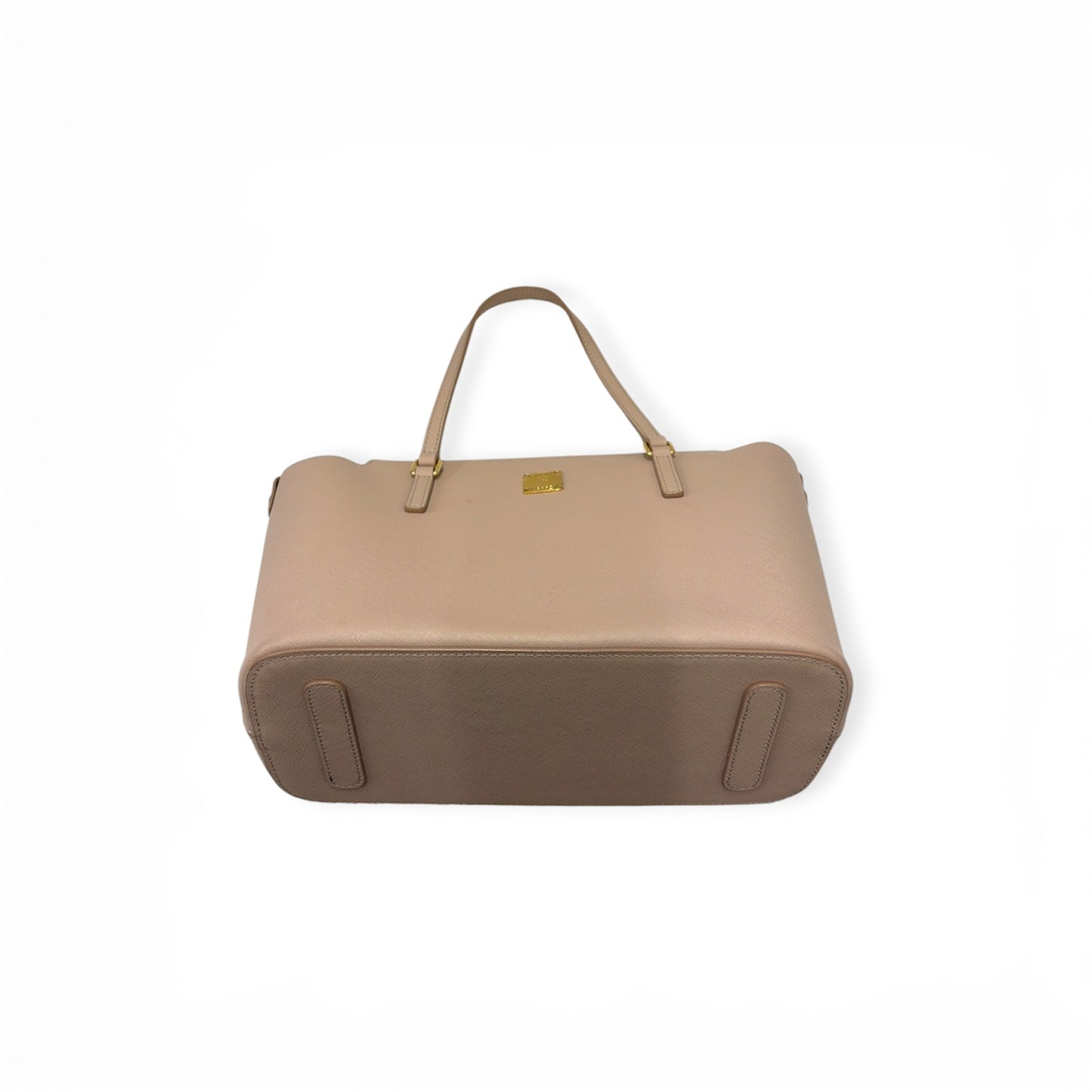 MCM Shoulder Bag MWP4AXS13NB Beige Stain/Damage Rank (B)