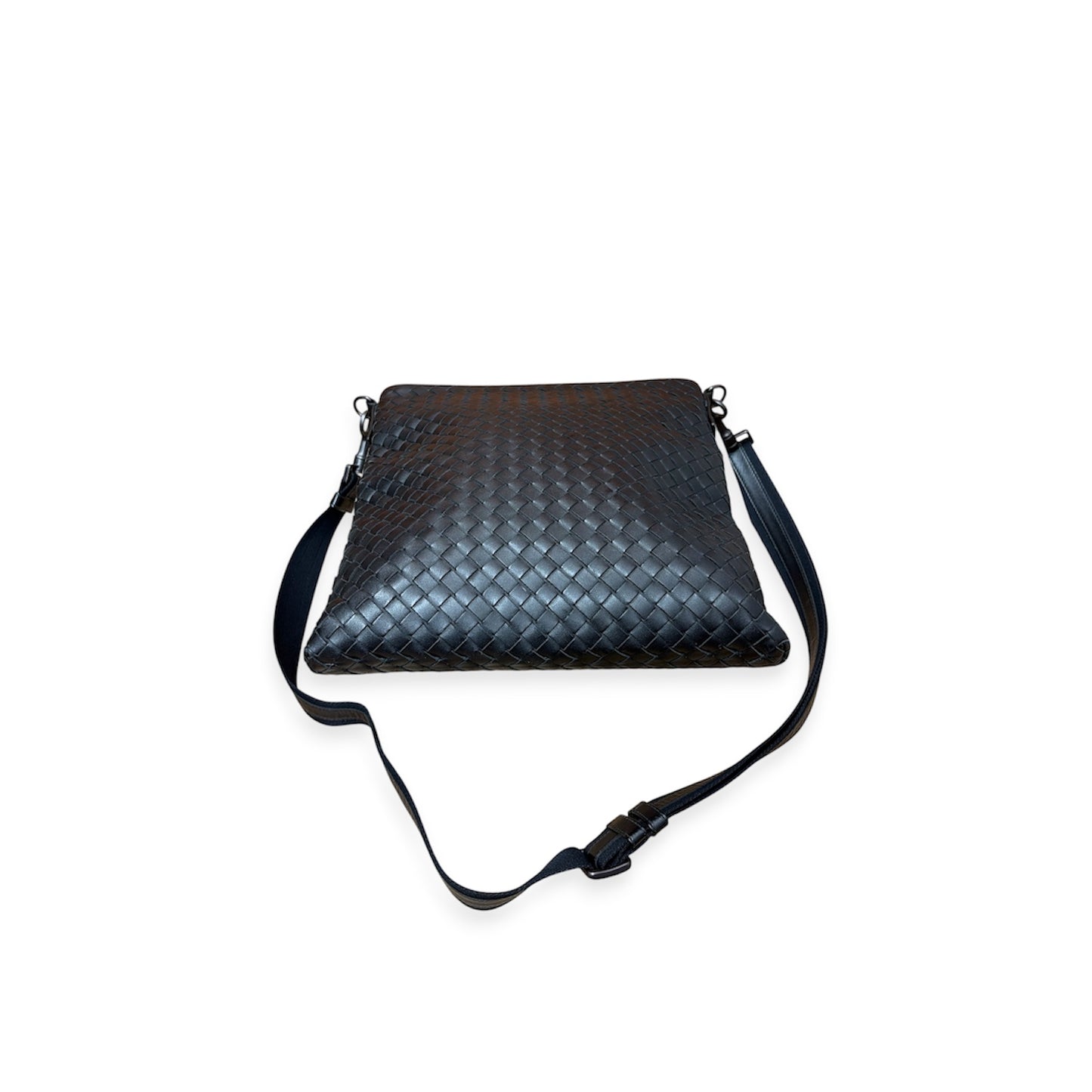 BOTTEGA VENETA Messenger Bag Black Smaill Damage B05238900A Veneta Rank (B)
