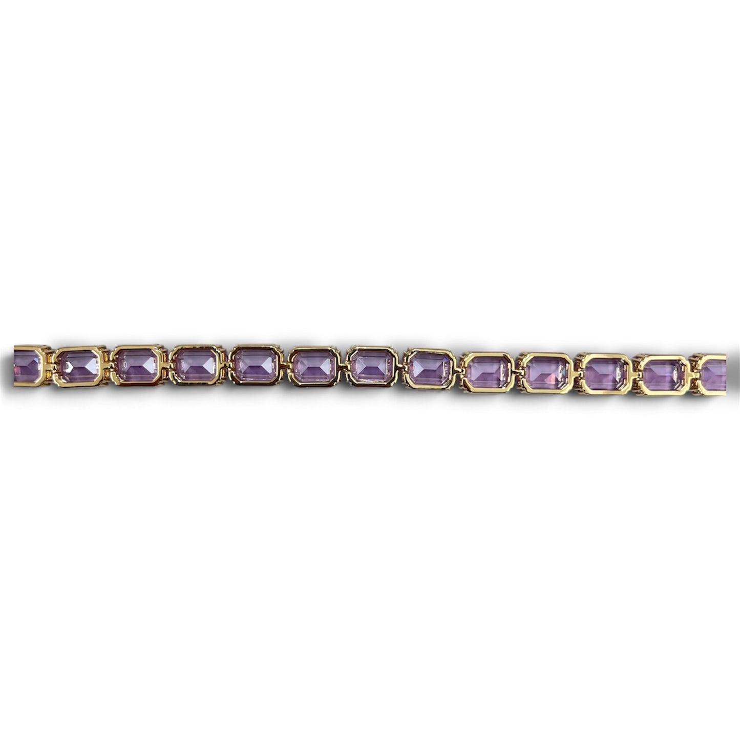 SWAROVSKI NECKLACE GOLD / PURPLE 5720486 (RANK A)