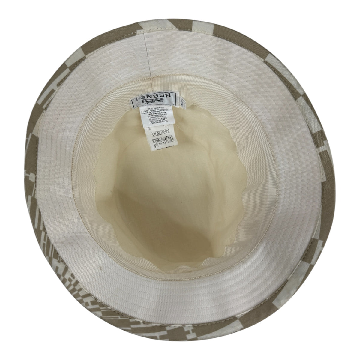 HERMES Hat White Rank (B)